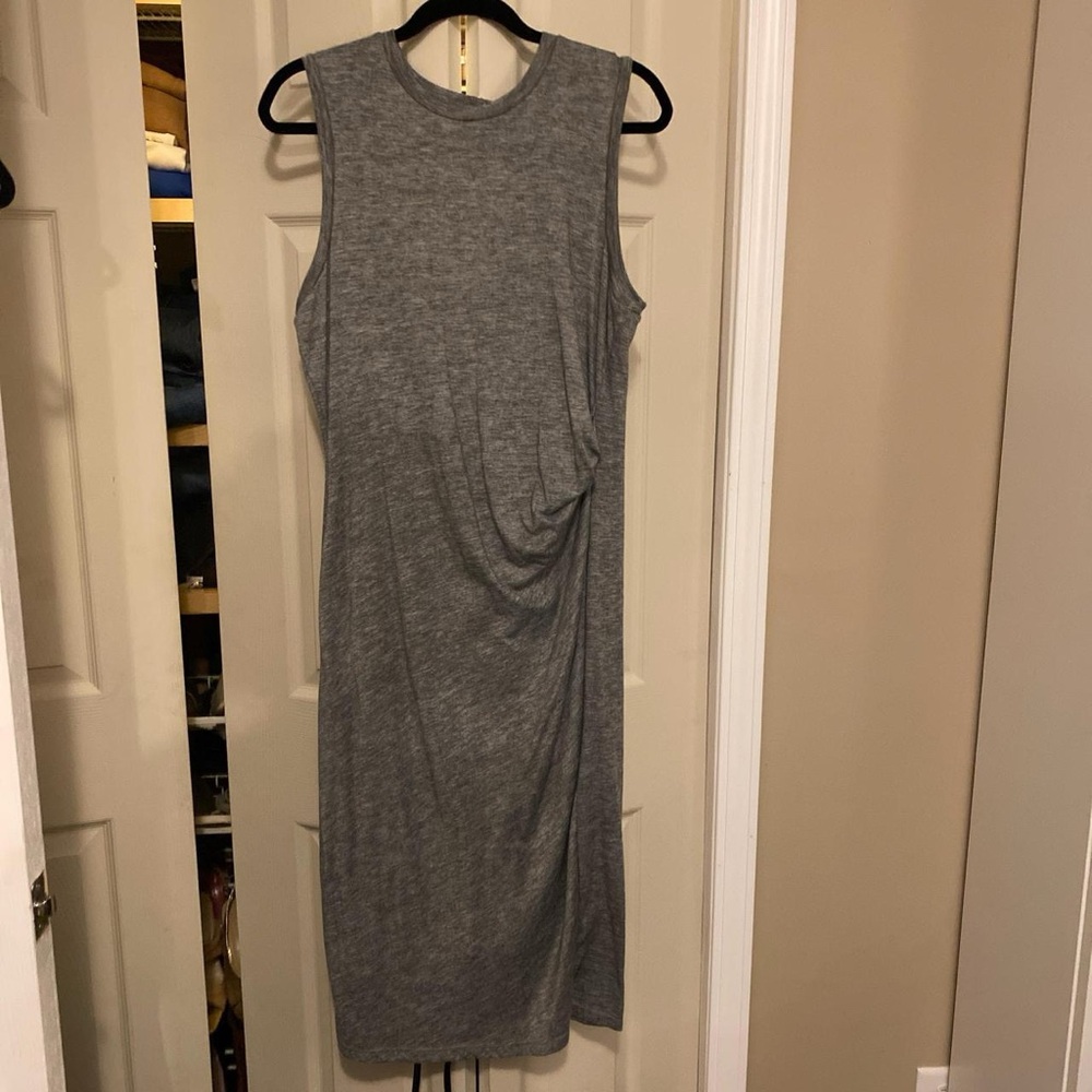 Banana Republic Gray Midi Dress
